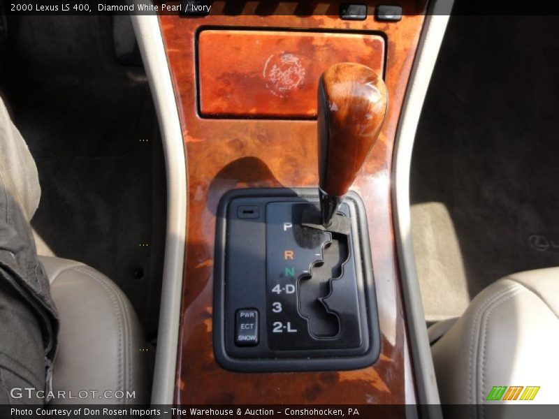 Diamond White Pearl / Ivory 2000 Lexus LS 400
