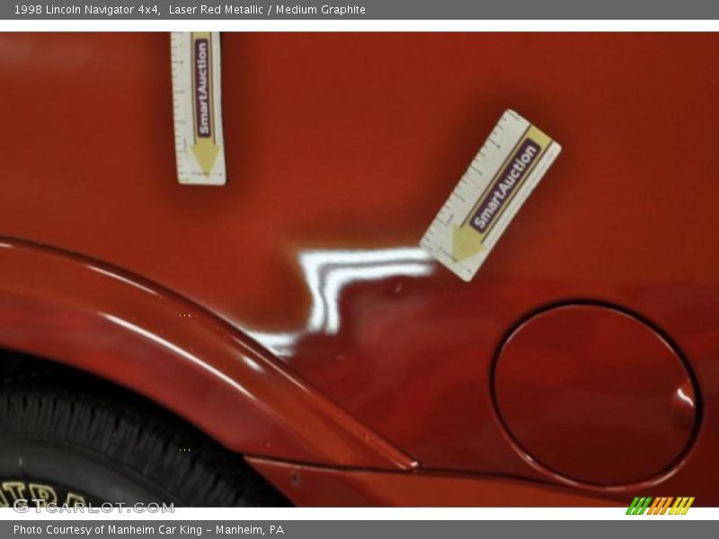 Laser Red Metallic / Medium Graphite 1998 Lincoln Navigator 4x4