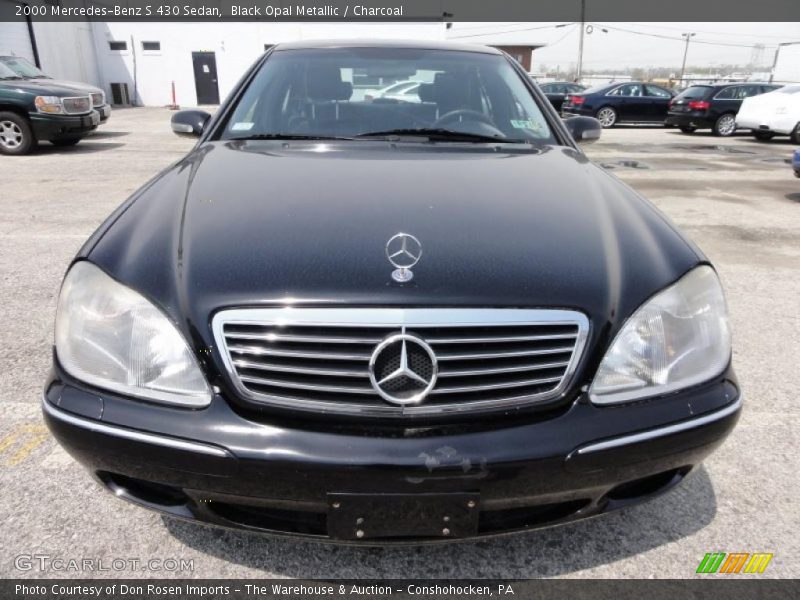 Black Opal Metallic / Charcoal 2000 Mercedes-Benz S 430 Sedan