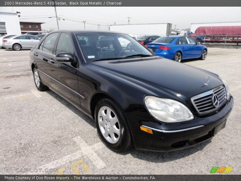 Black Opal Metallic / Charcoal 2000 Mercedes-Benz S 430 Sedan