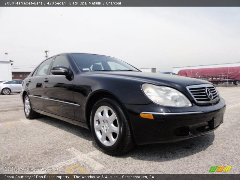 Black Opal Metallic / Charcoal 2000 Mercedes-Benz S 430 Sedan
