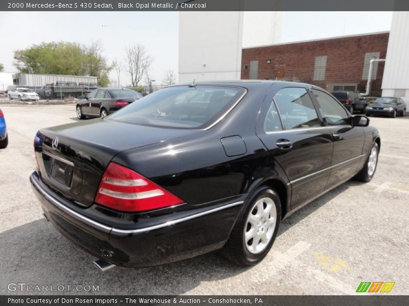 Black Opal Metallic / Charcoal 2000 Mercedes-Benz S 430 Sedan