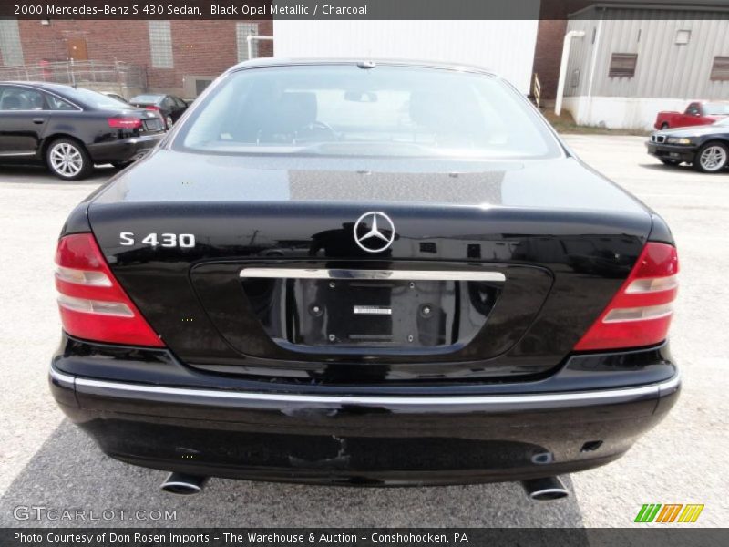 Black Opal Metallic / Charcoal 2000 Mercedes-Benz S 430 Sedan
