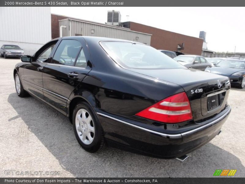 Black Opal Metallic / Charcoal 2000 Mercedes-Benz S 430 Sedan