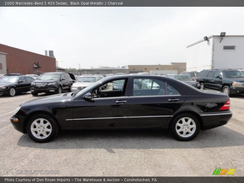 Black Opal Metallic / Charcoal 2000 Mercedes-Benz S 430 Sedan