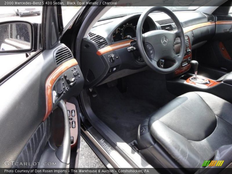 Black Opal Metallic / Charcoal 2000 Mercedes-Benz S 430 Sedan