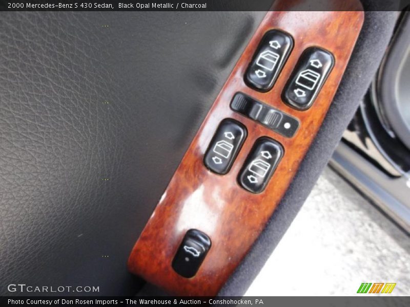 Black Opal Metallic / Charcoal 2000 Mercedes-Benz S 430 Sedan
