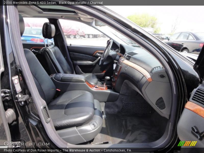 Black Opal Metallic / Charcoal 2000 Mercedes-Benz S 430 Sedan