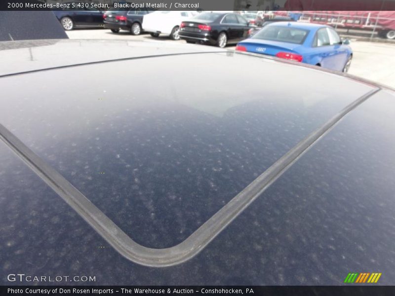 Black Opal Metallic / Charcoal 2000 Mercedes-Benz S 430 Sedan