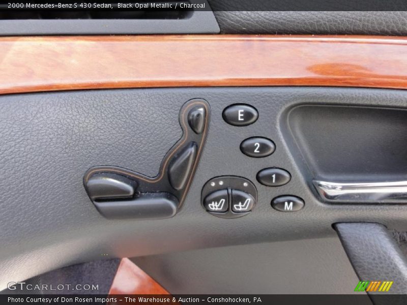 Black Opal Metallic / Charcoal 2000 Mercedes-Benz S 430 Sedan