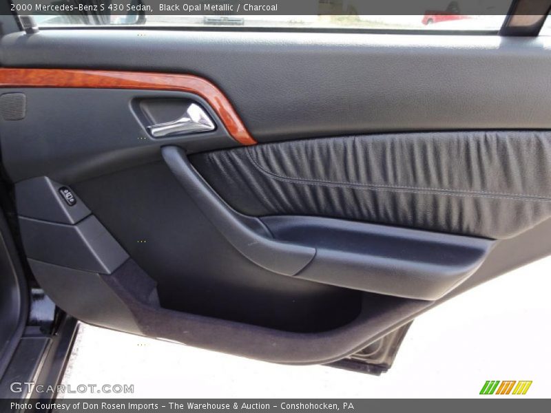 Black Opal Metallic / Charcoal 2000 Mercedes-Benz S 430 Sedan