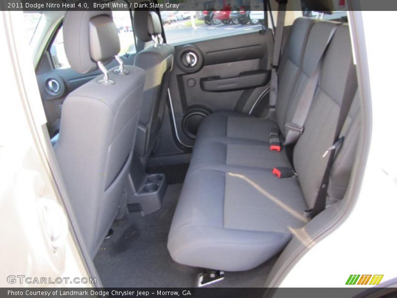 Bright White / Dark Slate Gray 2011 Dodge Nitro Heat 4.0