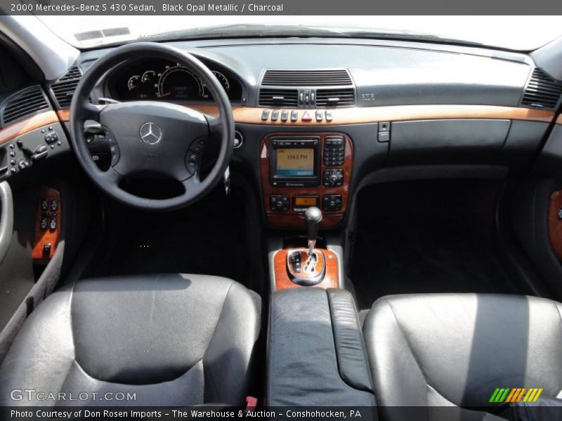 Black Opal Metallic / Charcoal 2000 Mercedes-Benz S 430 Sedan