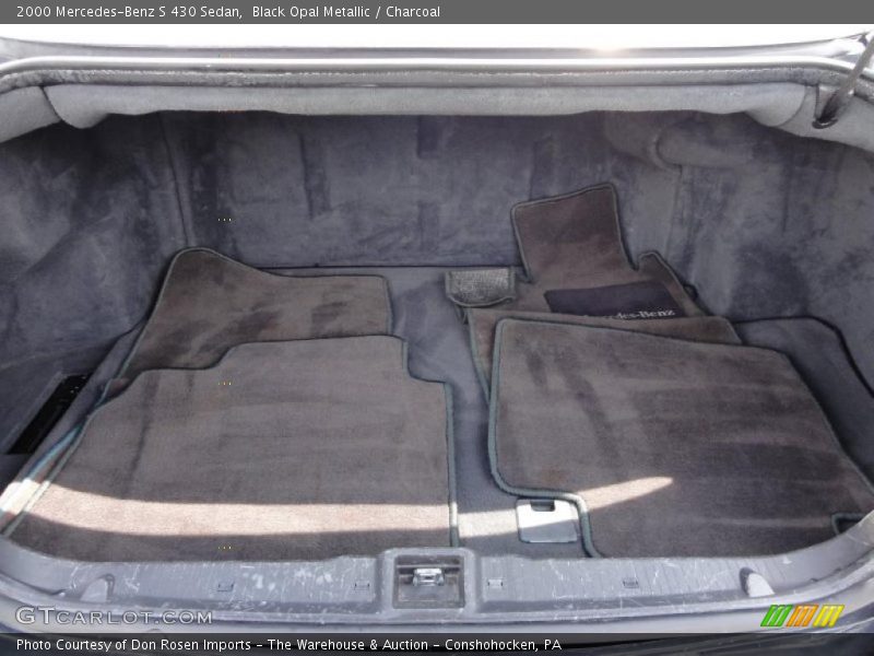Black Opal Metallic / Charcoal 2000 Mercedes-Benz S 430 Sedan