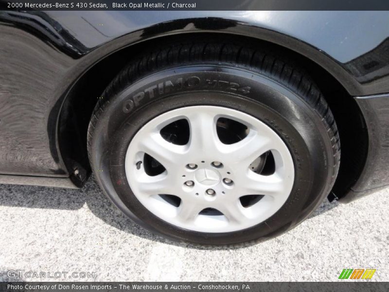 Black Opal Metallic / Charcoal 2000 Mercedes-Benz S 430 Sedan