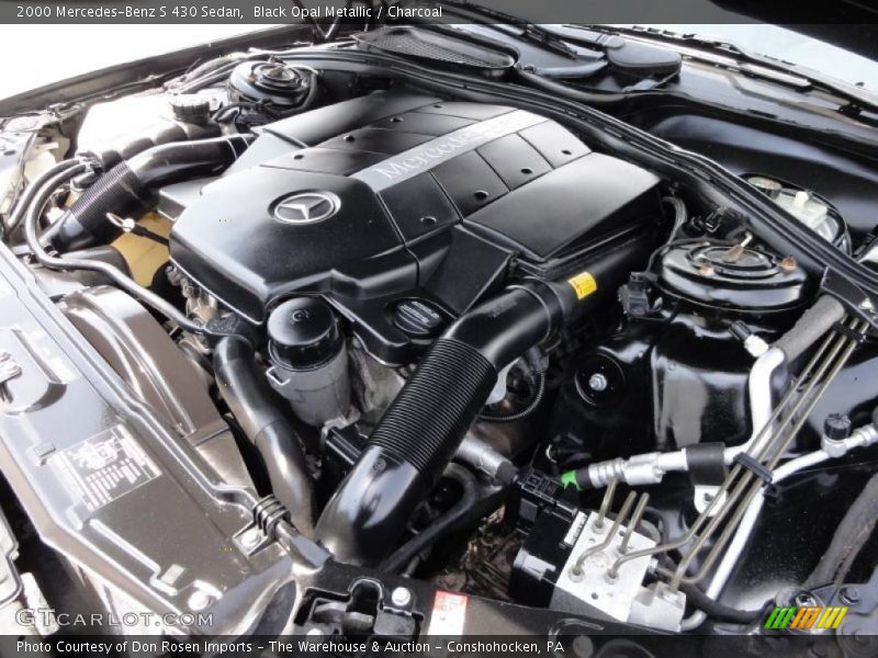 Black Opal Metallic / Charcoal 2000 Mercedes-Benz S 430 Sedan