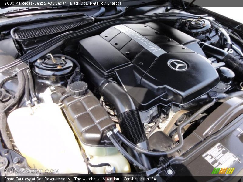 Black Opal Metallic / Charcoal 2000 Mercedes-Benz S 430 Sedan