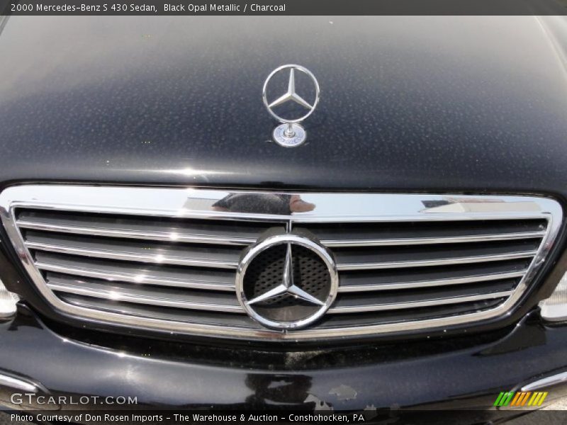 Black Opal Metallic / Charcoal 2000 Mercedes-Benz S 430 Sedan