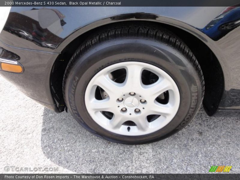 Black Opal Metallic / Charcoal 2000 Mercedes-Benz S 430 Sedan