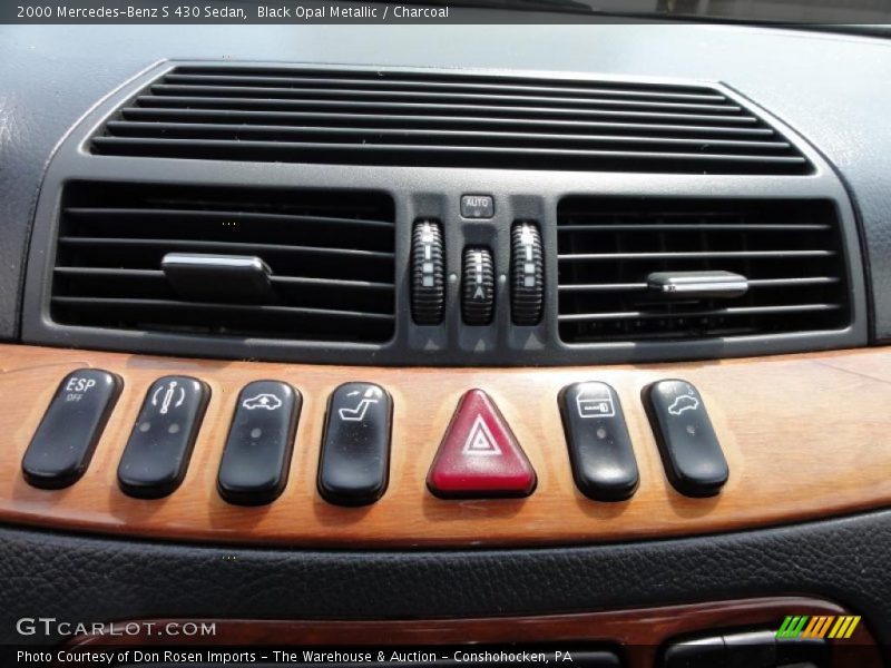 Black Opal Metallic / Charcoal 2000 Mercedes-Benz S 430 Sedan