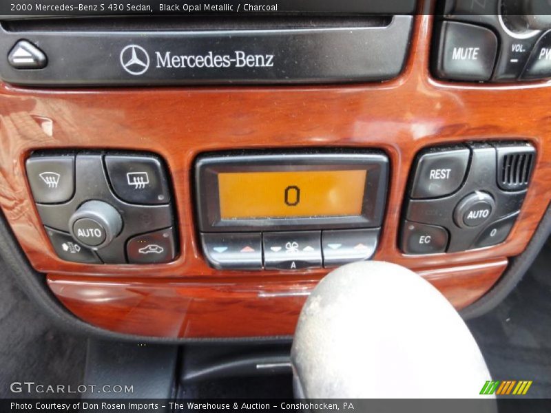 Black Opal Metallic / Charcoal 2000 Mercedes-Benz S 430 Sedan