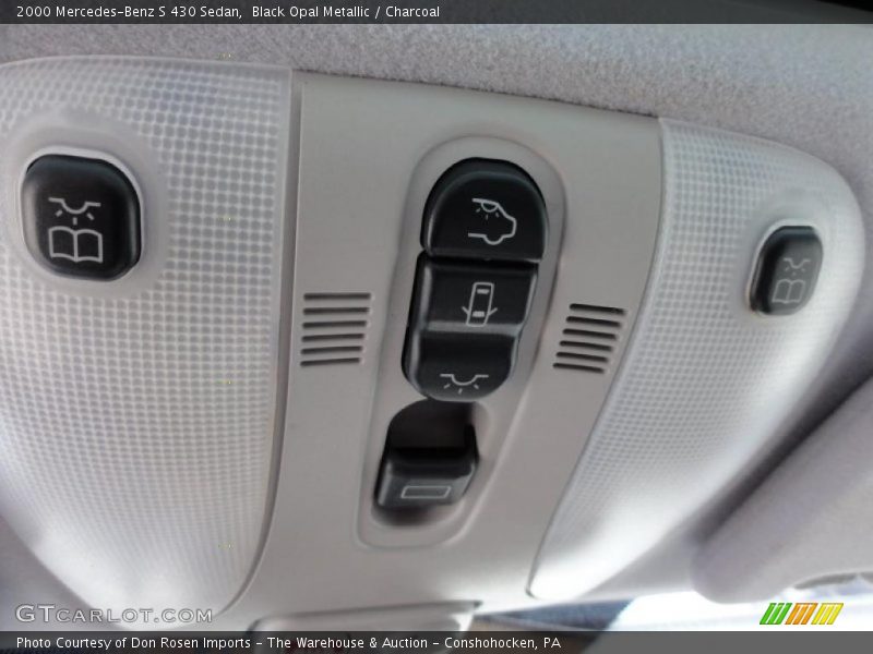 Black Opal Metallic / Charcoal 2000 Mercedes-Benz S 430 Sedan