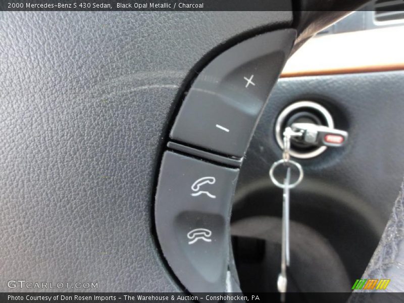 Black Opal Metallic / Charcoal 2000 Mercedes-Benz S 430 Sedan