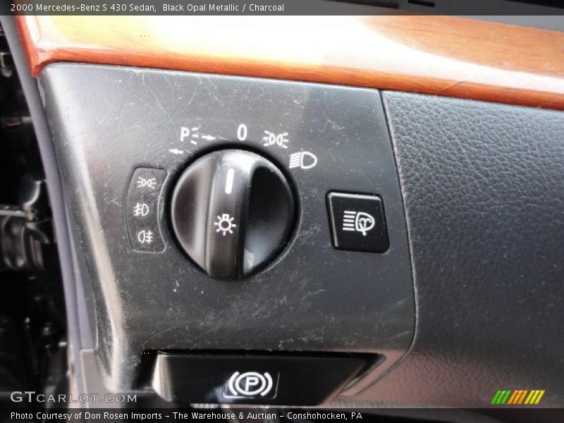 Black Opal Metallic / Charcoal 2000 Mercedes-Benz S 430 Sedan