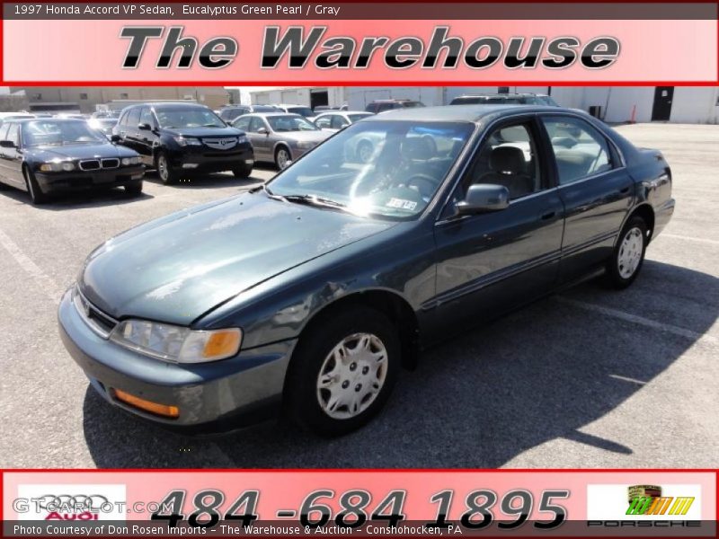 Eucalyptus Green Pearl / Gray 1997 Honda Accord VP Sedan