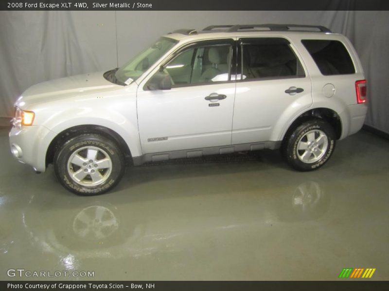 Silver Metallic / Stone 2008 Ford Escape XLT 4WD