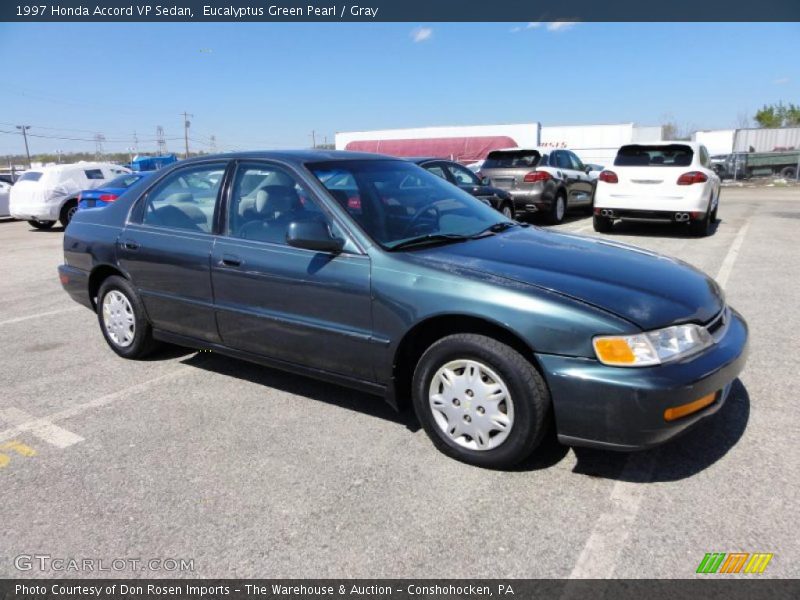 Eucalyptus Green Pearl / Gray 1997 Honda Accord VP Sedan