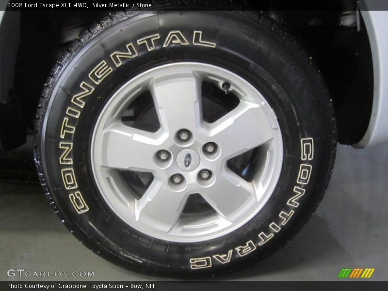 Silver Metallic / Stone 2008 Ford Escape XLT 4WD