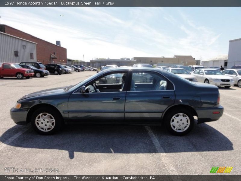 Eucalyptus Green Pearl / Gray 1997 Honda Accord VP Sedan