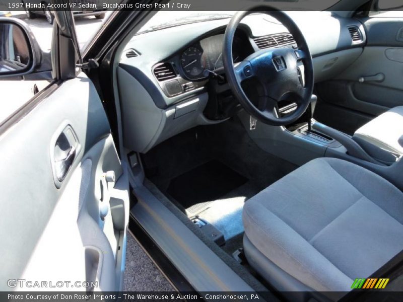 Eucalyptus Green Pearl / Gray 1997 Honda Accord VP Sedan