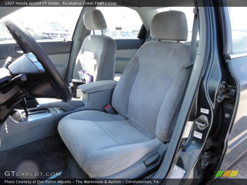 Eucalyptus Green Pearl / Gray 1997 Honda Accord VP Sedan