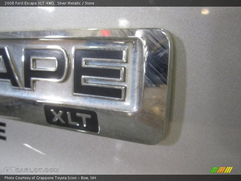 Silver Metallic / Stone 2008 Ford Escape XLT 4WD