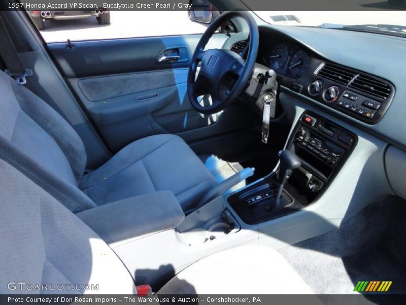 Eucalyptus Green Pearl / Gray 1997 Honda Accord VP Sedan