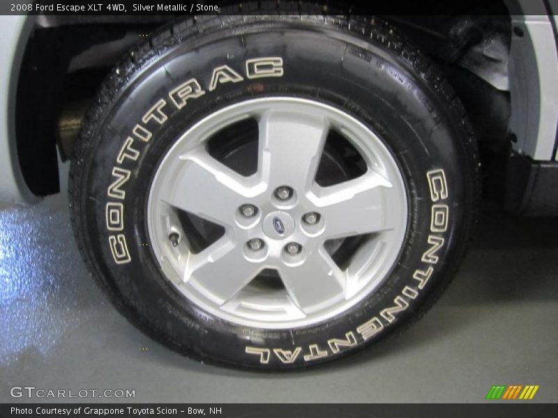 Silver Metallic / Stone 2008 Ford Escape XLT 4WD