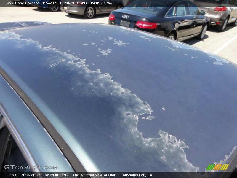 Eucalyptus Green Pearl / Gray 1997 Honda Accord VP Sedan