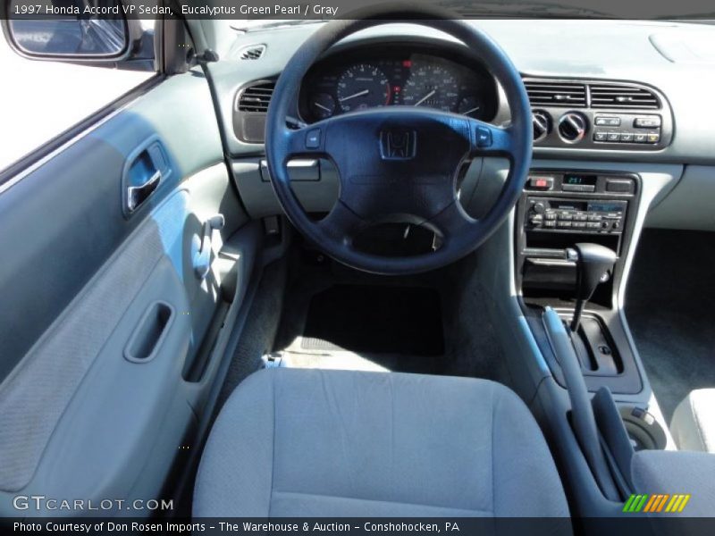 Eucalyptus Green Pearl / Gray 1997 Honda Accord VP Sedan
