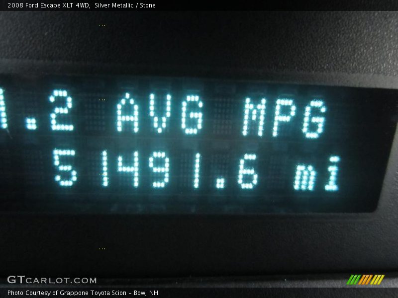 Silver Metallic / Stone 2008 Ford Escape XLT 4WD