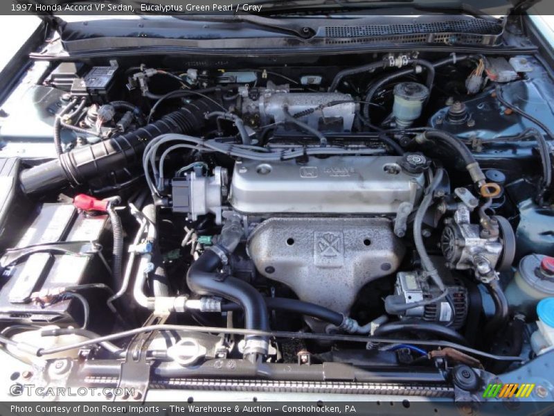 Eucalyptus Green Pearl / Gray 1997 Honda Accord VP Sedan