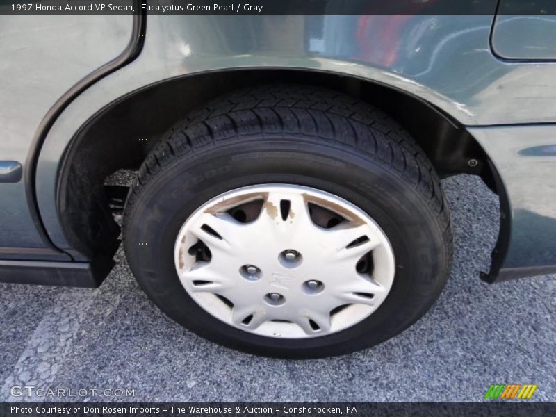 Eucalyptus Green Pearl / Gray 1997 Honda Accord VP Sedan