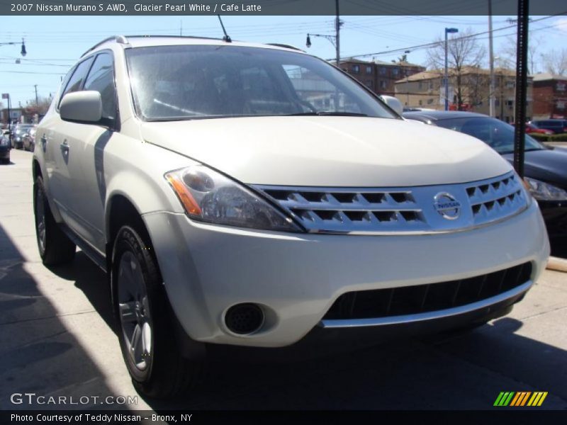 Glacier Pearl White / Cafe Latte 2007 Nissan Murano S AWD
