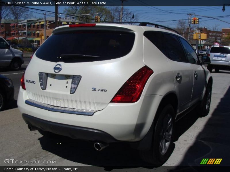 Glacier Pearl White / Cafe Latte 2007 Nissan Murano S AWD