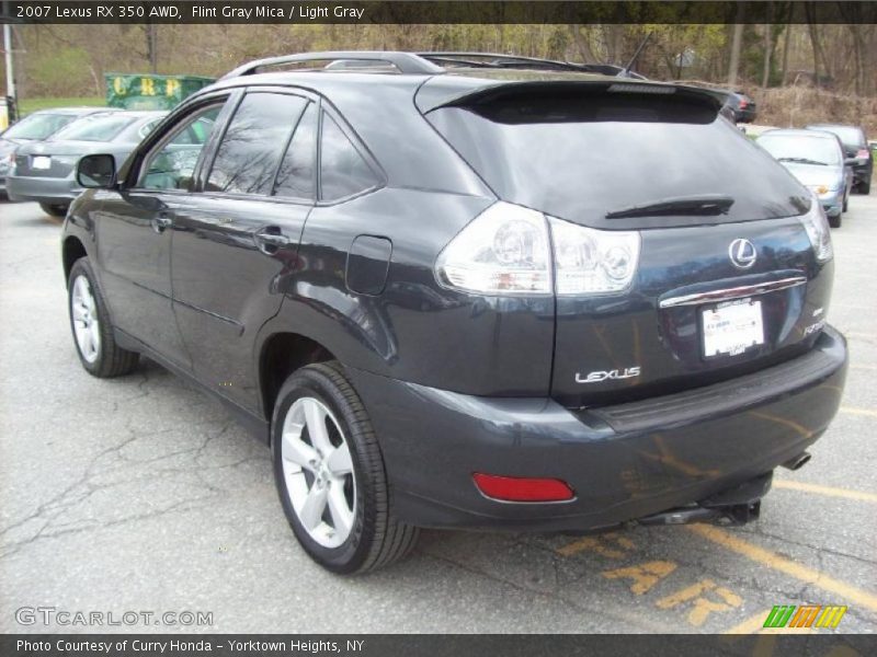 Flint Gray Mica / Light Gray 2007 Lexus RX 350 AWD
