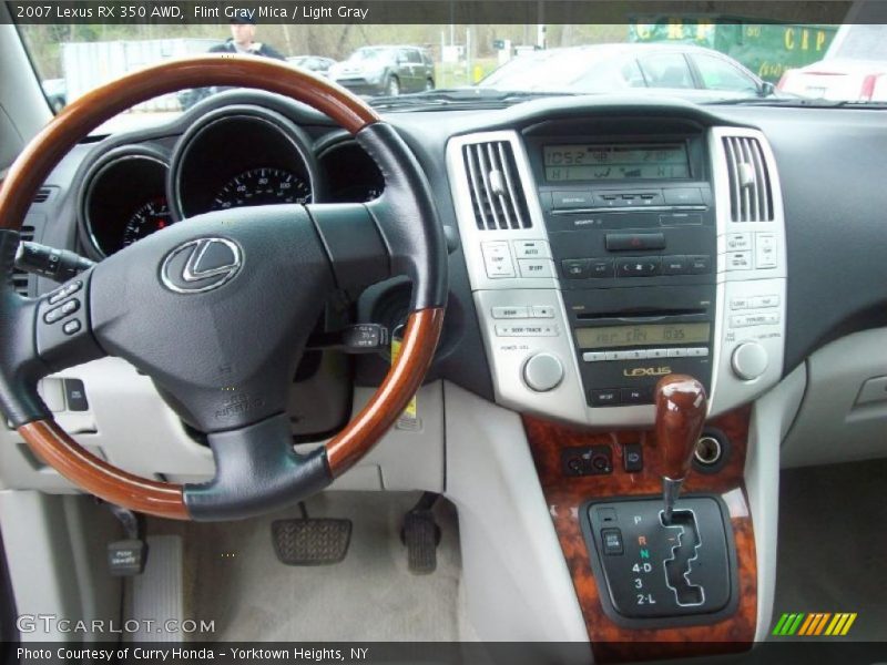 Flint Gray Mica / Light Gray 2007 Lexus RX 350 AWD