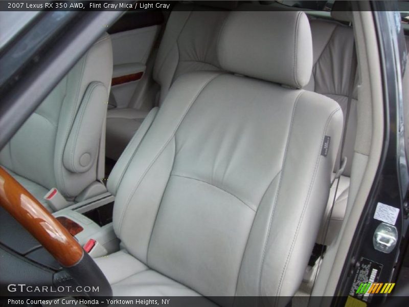 Flint Gray Mica / Light Gray 2007 Lexus RX 350 AWD