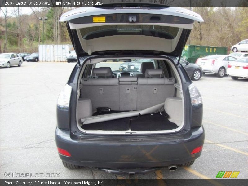 Flint Gray Mica / Light Gray 2007 Lexus RX 350 AWD