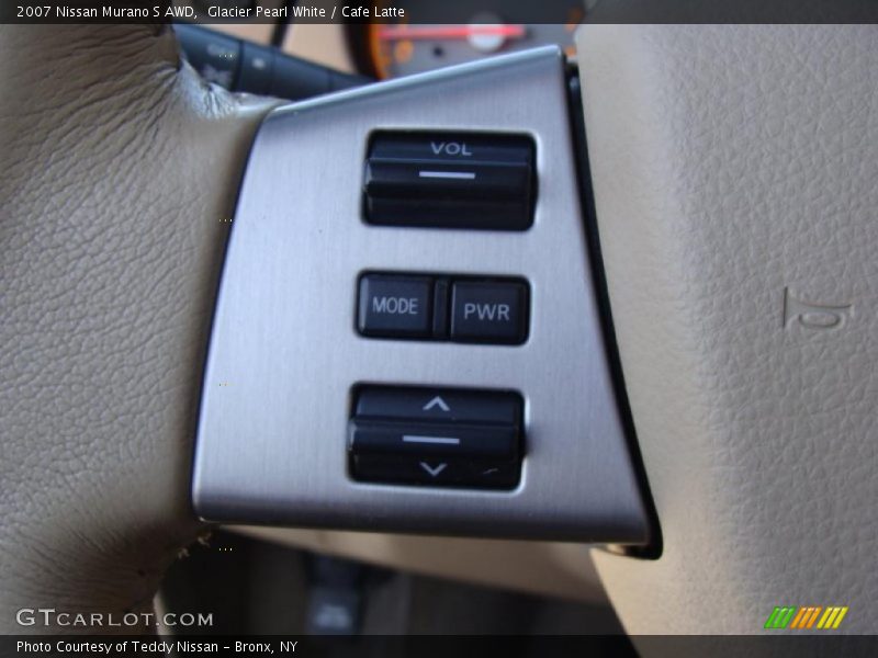 Glacier Pearl White / Cafe Latte 2007 Nissan Murano S AWD